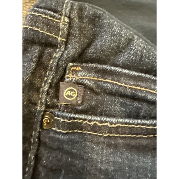 AG Adriano Goldschmied Women's Maternity Skinny Denim Blue Dark Wash Size 24R - Picture 8 of 16